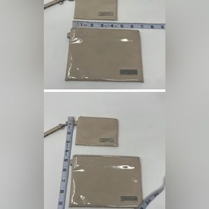 Set of 2 Burberry Fragrance faux patent leather pouches